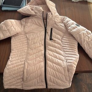 Nautica Pink Quilted Puffer Jacket